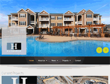Tablet Screenshot of hathawayconstruction.com